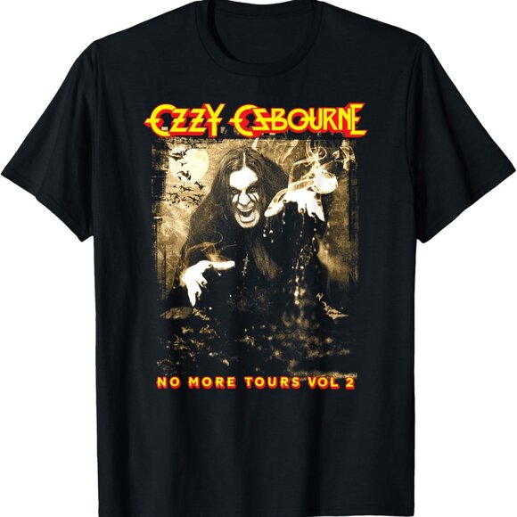 Ozzy Osbourne No More Tours 2 Shirt Rock Tour Graphic Tee Prince of Darkness - Picture 1 of 5